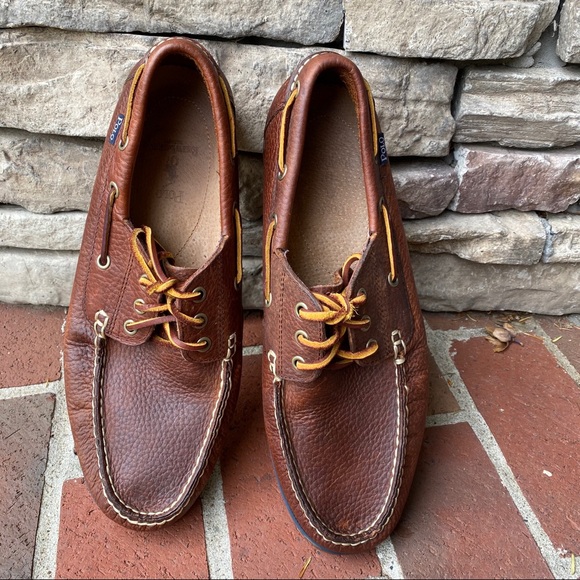 Polo Ralph Lauren Other - Polo Ralph Lauren Leather Boat Shoe Size 10  EUC